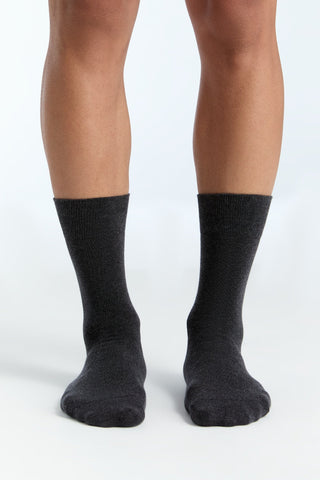 Bio-Baumwoll-Socken mit längerem Bündchen - 4er Pack