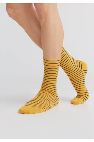 Bio-Baumwoll-Socken mit längerem Bündchen - 4er Pack
