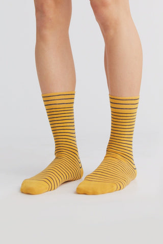 Bio-Baumwoll-Socken mit längerem Bündchen - 4er Pack