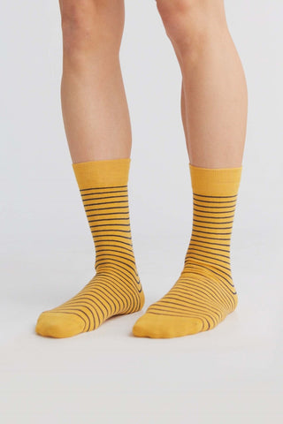 Bio-Baumwoll-Socken mit längerem Bündchen - 4er Pack
