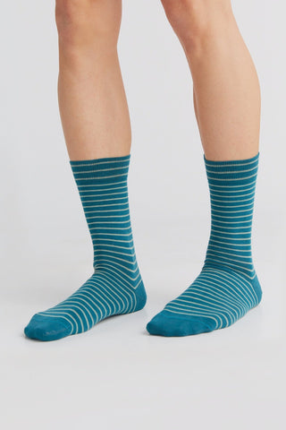 Bio-Baumwoll-Socken mit längerem Bündchen - 4er Pack