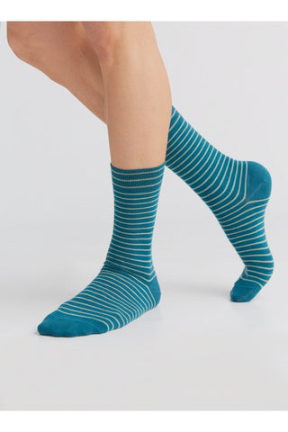 Bio-Baumwoll-Socken mit längerem Bündchen - 4er Pack