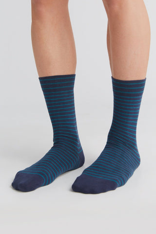 Bio-Baumwoll-Socken mit längerem Bündchen - 4er Pack