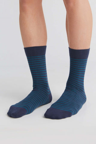 Bio-Baumwoll-Socken mit längerem Bündchen - 4er Pack