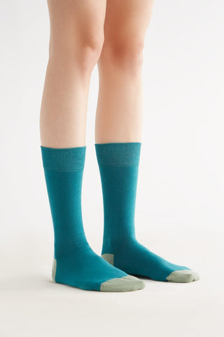 Bio-Baumwoll-Socken mit längerem Bündchen - 6er Pack