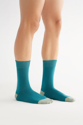 Bio-Baumwoll-Socken mit längerem Bündchen - 6er Pack