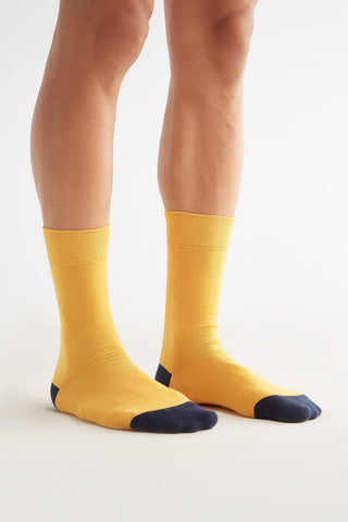 Bio-Baumwoll-Socken mit längerem Bündchen - 6er Pack