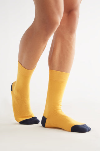 Bio-Baumwoll-Socken mit längerem Bündchen