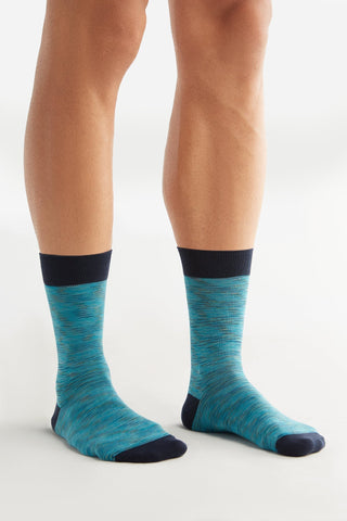 Bio-Baumwoll-Socken mit längerem Bündchen