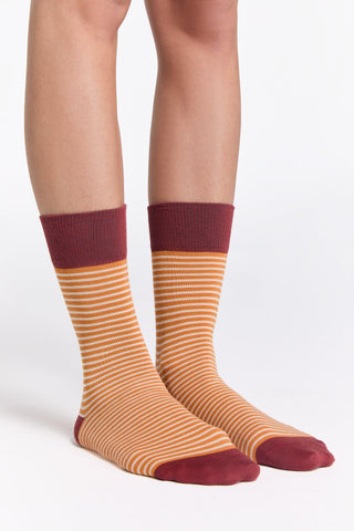 Bio-Baumwoll-Socken mit längerem Bündchen