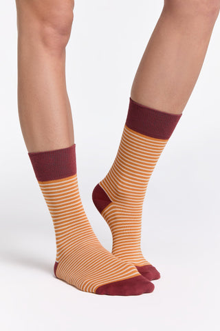 Bio-Baumwoll-Socken mit längerem Bündchen - 6er Pack