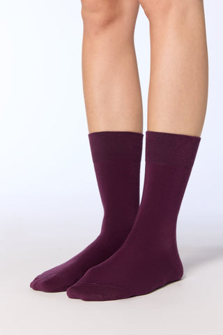 Bio-Baumwoll-Socken mit längerem Bündchen - 6er Pack