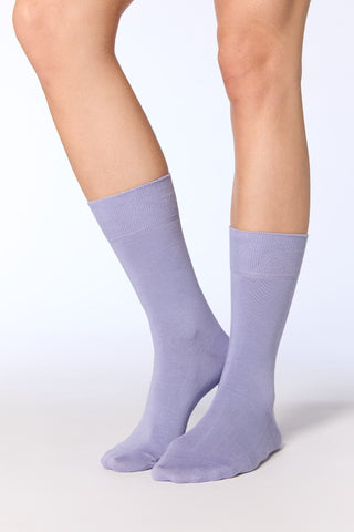 Bio-Baumwoll-Socken mit längerem Bündchen