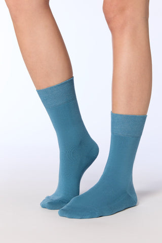 Bio-Baumwoll-Socken mit längerem Bündchen