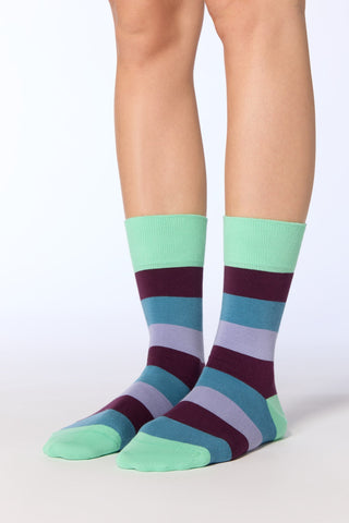 Bio-Baumwoll-Socken mit längerem Bündchen - 6er Pack