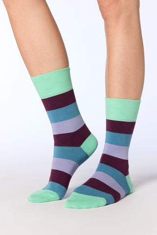 Bio-Baumwoll-Socken mit längerem Bündchen