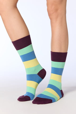 Bio-Baumwoll-Socken mit längerem Bündchen - 6er Pack