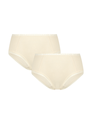 Damen Hipster mit Spitze (2er-Pack)
