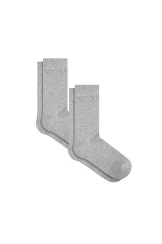 Bio-Baumwoll-Socken Unisex – 2er Pack