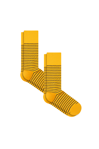 Bio-Baumwoll-Socken mit längerem Bündchen - 2er Pack