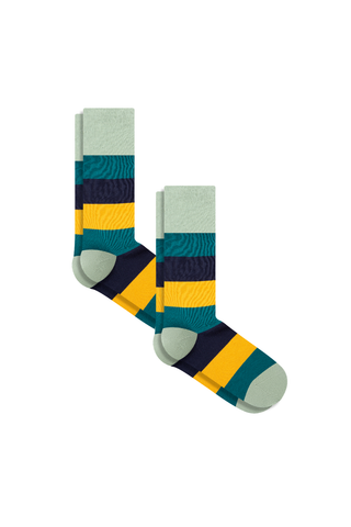 Bio-Baumwoll-Socken mit längerem Bündchen - 2er Pack