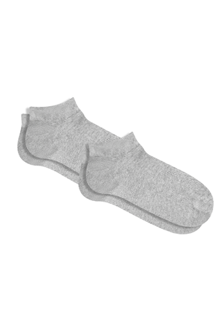 Bio-Baumwoll-Sneakersocken Unisex - 2er Pack