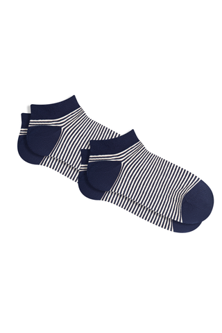 Bio-Baumwoll-Sneakersocken Unisex - 2er Pack