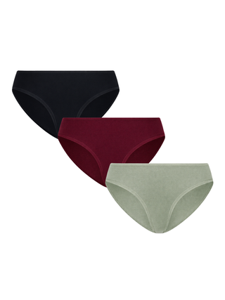 Bio-Baumwoll-Slip klassisch - 3er Pack