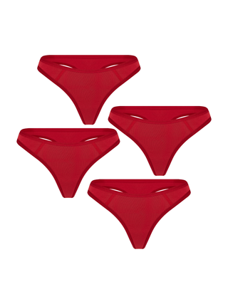 Bio-Baumwoll-String - 4er Pack