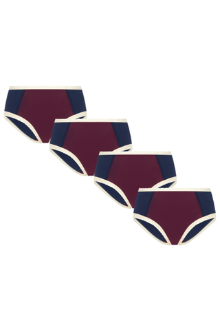 Damen Hipster mit Spitze (4er Pack)