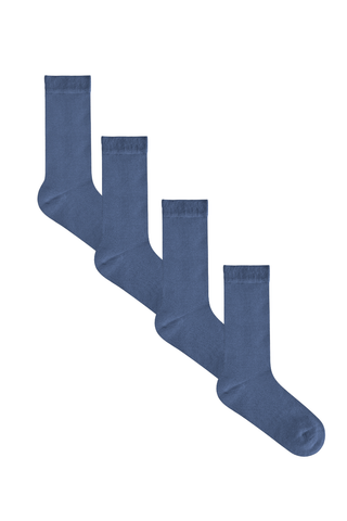 Bio-Baumwoll-Socken Unisex – 4er Pack