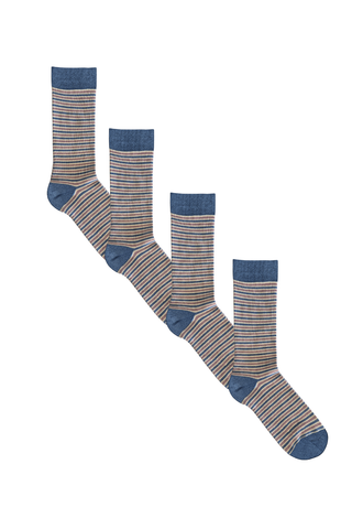 Bio-Baumwoll-Socken Unisex – 4er Pack