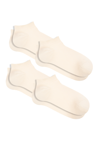 Bio-Baumwoll-Sneakersocken Unisex - 4er Pack