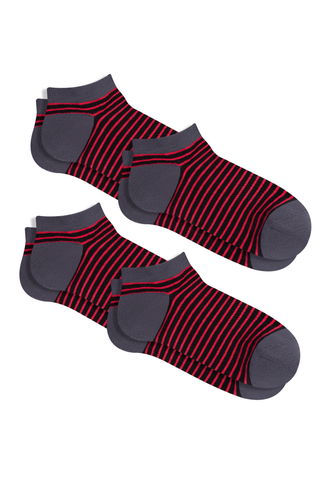Bio-Baumwoll-Sneakersocken Unisex - 4er Pack