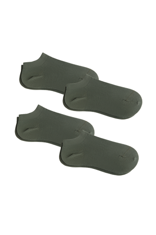 Bio-Baumwoll-Sneakersocken Unisex - 4er Pack