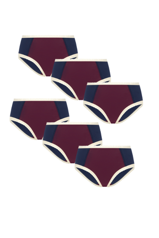 Damen Hipster mit Spitze (6er Pack)