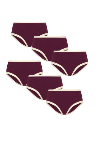Damen Hipster mit Spitze (6er Pack)