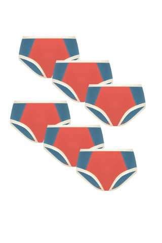 Damen Hipster mit Spitze (6er Pack)