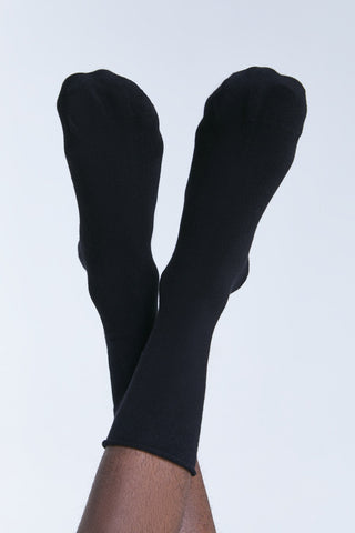 Bio-Baumwoll-Socken mit Rollrand Unisex – 2er Pack