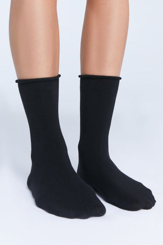 Bio-Baumwoll-Socken mit Rollrand Unisex