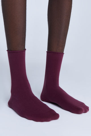 Bio-Baumwoll-Socken mit Rollrand Unisex – 2er Pack