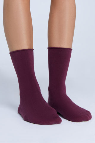 Bio-Baumwoll-Socken mit Rollrand Unisex – 4er Pack