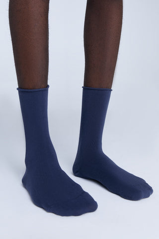 Bio-Baumwoll-Socken mit Rollrand Unisex