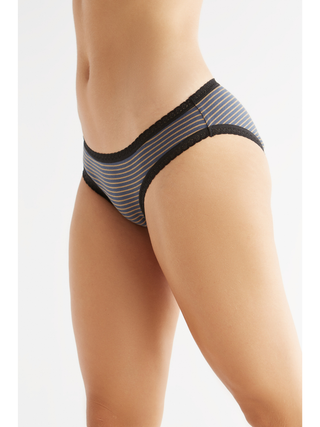 Bio-Baumwoll-Slip mit Spitze