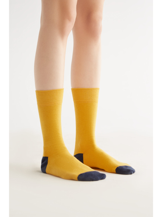 Bio-Baumwoll-Socken mit längerem Bündchen - 4er Pack