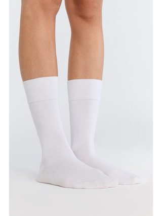 Bio-Baumwoll-Socken mit längerem Bündchen - 4er Pack