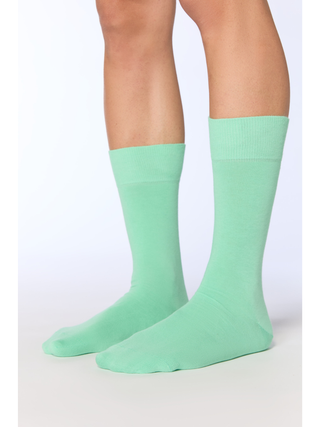 Bio-Baumwoll-Socken mit längerem Bündchen