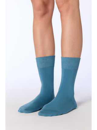 Bio-Baumwoll-Socken mit längerem Bündchen