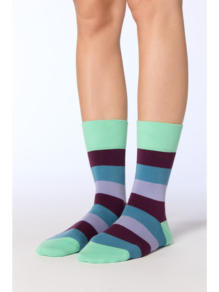Bio-Baumwoll-Socken mit längerem Bündchen