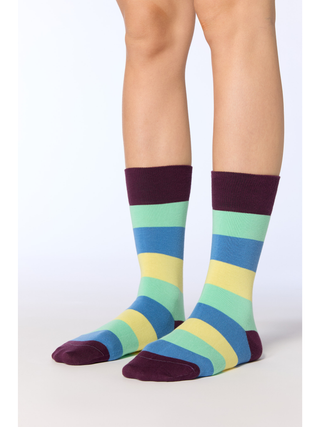 Bio-Baumwoll-Socken mit längerem Bündchen